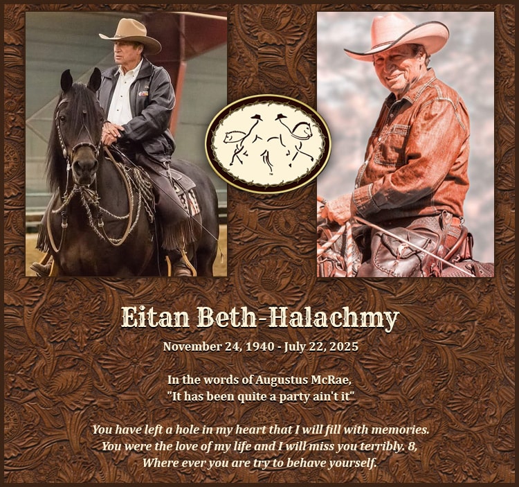 Memorial tribute to Eitan Beth-Halachmy, founder of Cowboy Dressage World